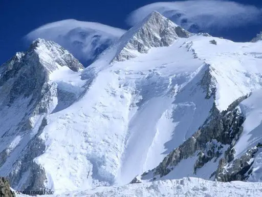 Avalanche on Gasherbrum