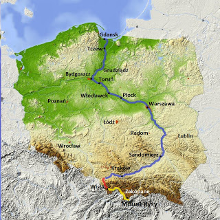 mapa polski PolandTrek