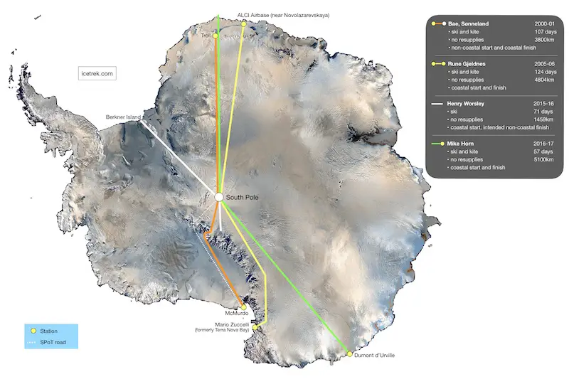 antarctic routes