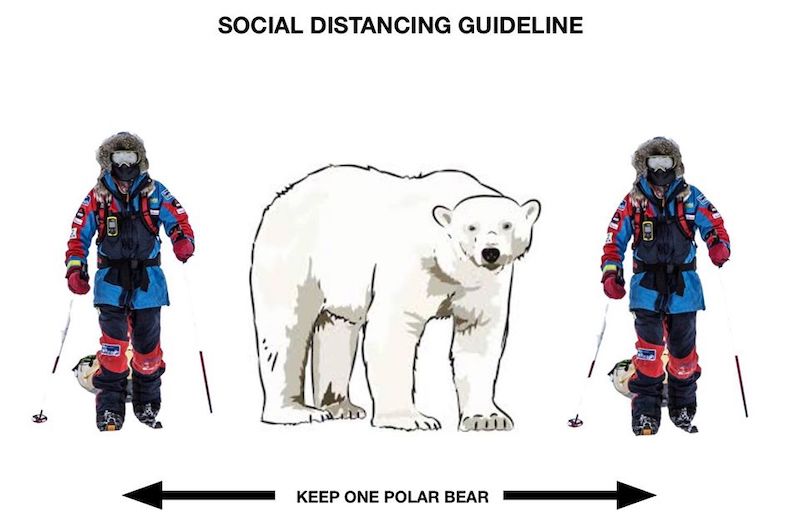 polar social distancing