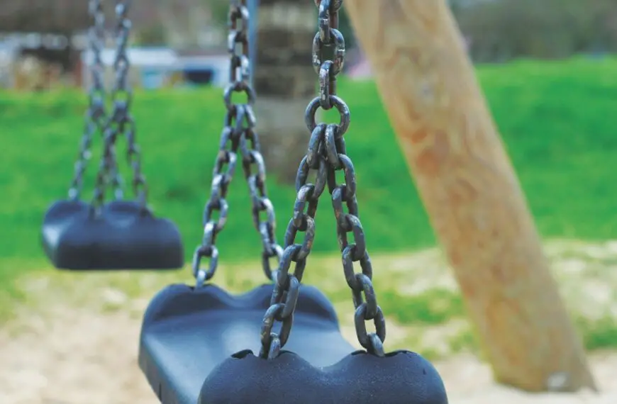 Swing set in a North Carolina Park